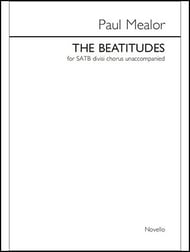 cover The Beatitudes SATB Choral Score cover